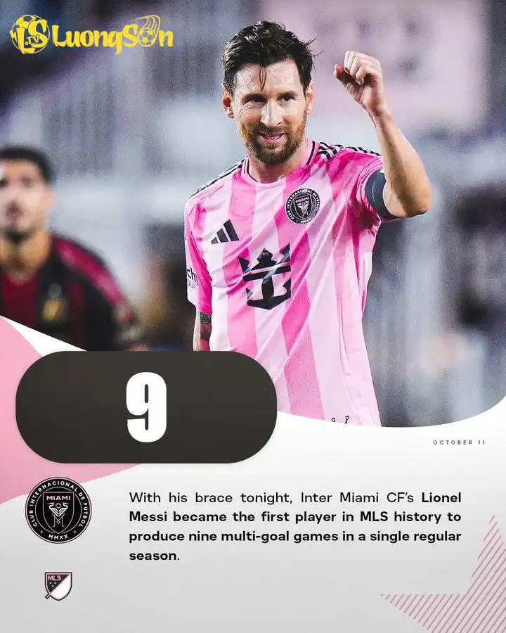 Tài khoản chính thức của MLS xác nhận thành tích của Messi