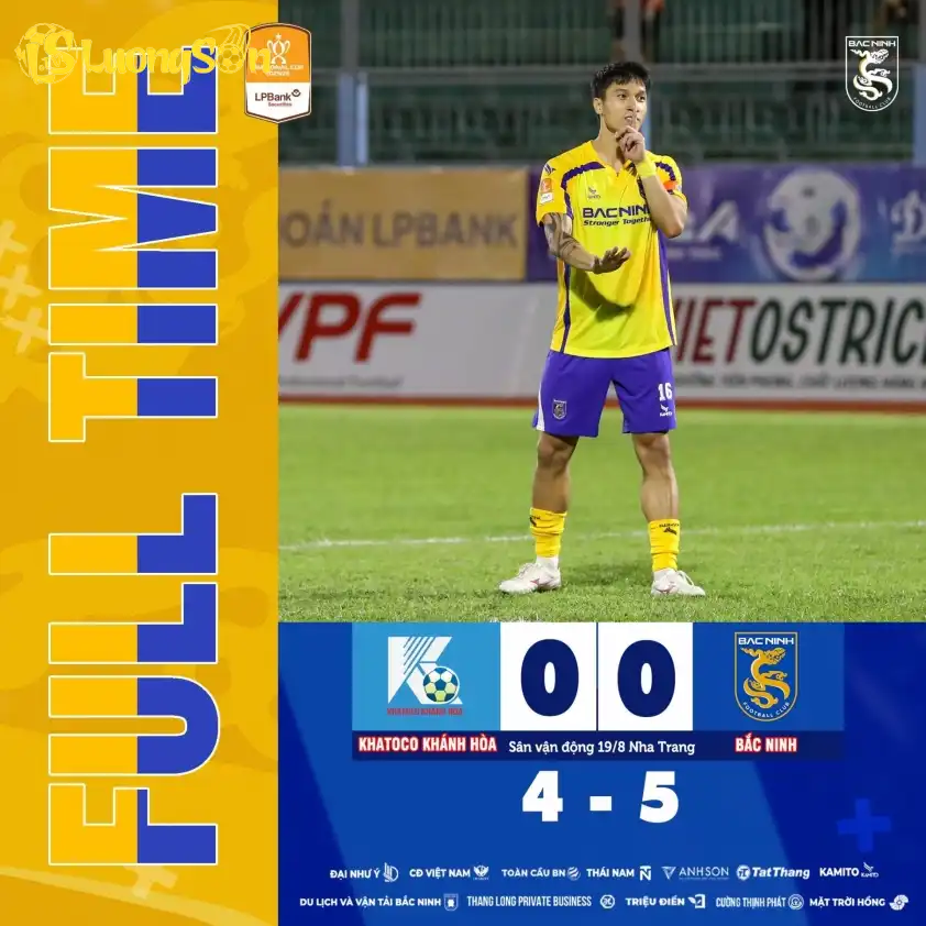 Bắc Ninh giành chiến thắng trên chấm 11m