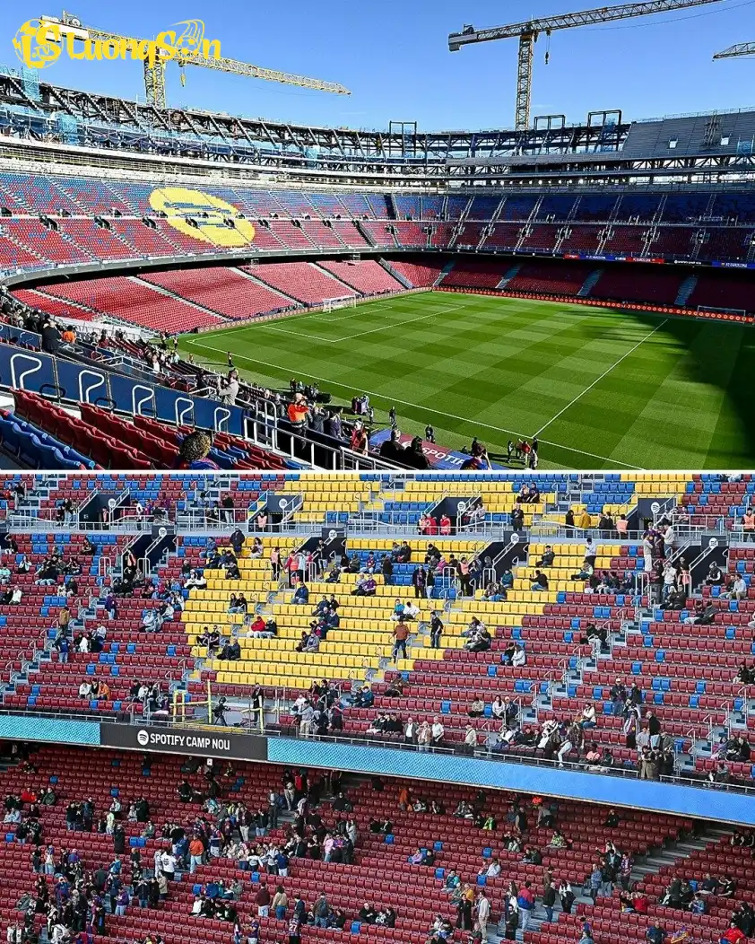 Sân Camp Nou đã chính thức quay trở lại hoạt động và đang là SVĐ lớn nhất châu Âu